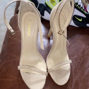 Nude high heels
